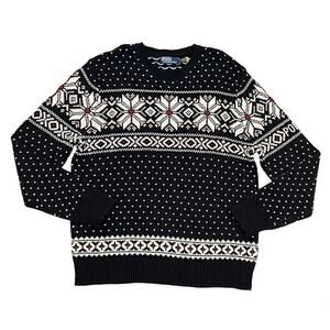 Holi Sun Valley Polo Ralph Lauren Sweater  - Men's XL, Brand New Black!